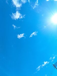 きれいな青空