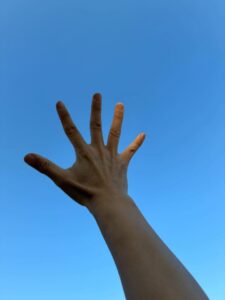 届けー！！💙🖐️💙